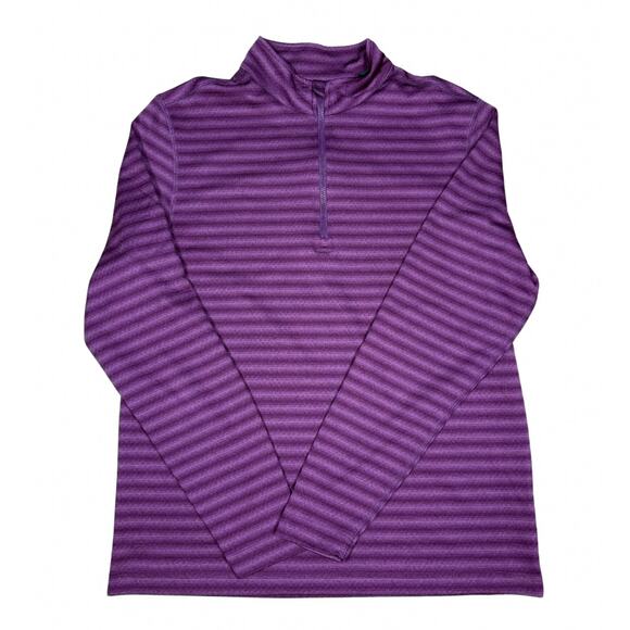 Dunning Golf Purple 1/4 Zip Pullover Mens Small Athletic Activewear - Picture 1 of 7